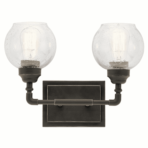 Kichler Niles 2-LT Vanity Light - Olde Bronze - 45591OZ