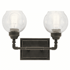 Kichler Niles 2-LT Vanity Light - Olde Bronze - 45591OZ