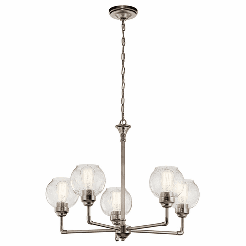 Kichler Niles 5-LT Chandelier - Antique Pewter - 43993AP