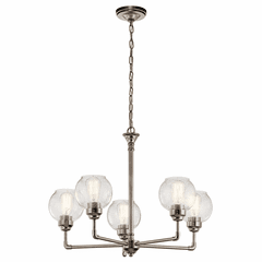 Kichler Niles 5-LT Chandelier - Antique Pewter - 43993AP