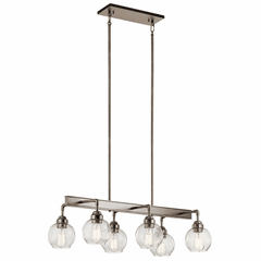 Kichler Niles 6-LT Linear Chandelier - Antique Pewter - 43994AP