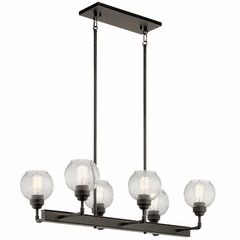 Kichler Niles 6-LT Linear Chandelier - Olde Bronze - 43994OZ