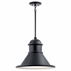 Kichler Northland 1-LT Pendant - Black - 49777BK Kichler Northland 1-LT Pendant - Black - 49777BK