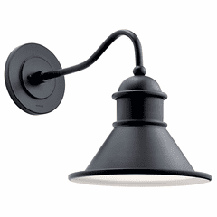 Kichler Northland 1-LT Wall Light - Black - 49776BK Kichler Northland 1-LT Wall Light - Black - 49776BK
