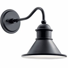 Kichler Northland 12" 1-LT Wall Light - Black - 49775BK Kichler Northland 12" 1-LT Wall Light - Black - 49775BK
