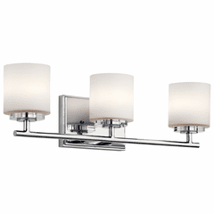 Kichler O Hara 3-LT Vanity Light - Chrome - 45502CH Kichler O Hara 3-LT Vanity Light - Chrome - 45502CH