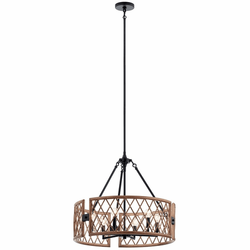 Kichler Oana 6-LT Chandelier/Pendant - Palm - 52077PAL