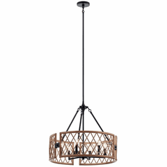 Kichler Oana 6-LT Chandelier/Pendant - Palm - 52077PAL