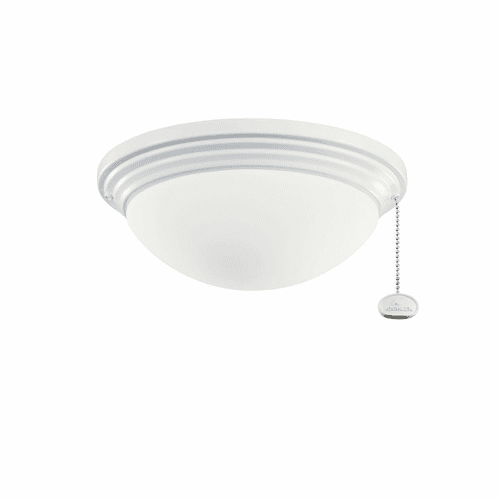 Kichler Outdoor Wet Ceiling Fan Light Kit - White - 380912WH