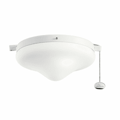 Kichler Outdoor Wet Ceiling Fan Light - White - 380010WH