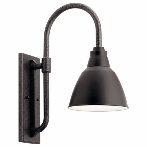 Kichler Pellinord 10" 1-LT Wall Light - Black - 49836BK