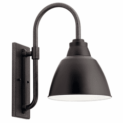 Kichler Pellinord 14" 1-LT Wall Light - Black - 49837BK Kichler Pellinord 14" 1-LT Wall Light - Black - 49837BK
