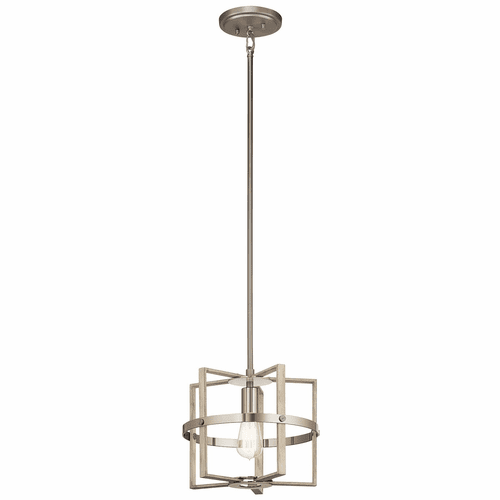 Kichler Peyton 1-LT Pendant - White Washed Wood - 44291WWW