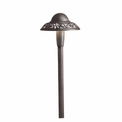 Kichler Pierced Dome 2700K LED Path Light - Bronze - 15857AZT27R