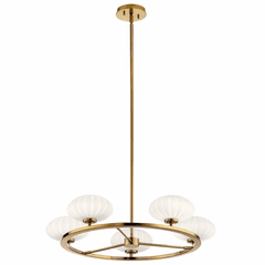 Kichler Pim 1 Tier 5-LT Chandelier - Fox Gold - 52223FXG
