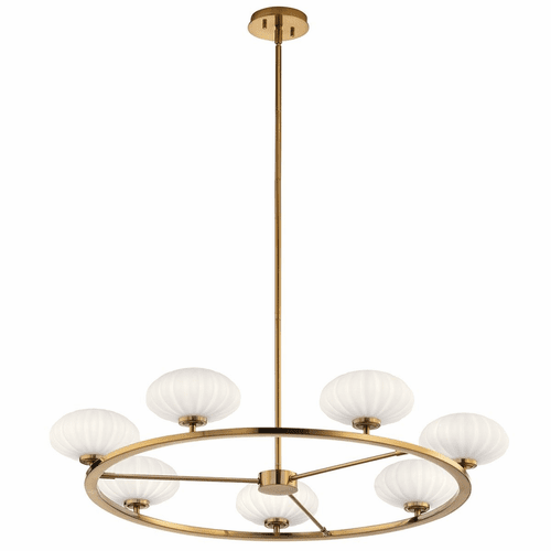 Kichler Pim 7-LT 1 Tier Chandelier - Fox Gold - 52225FXG