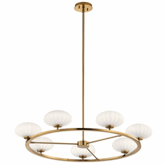 Kichler Pim 7-LT 1 Tier Chandelier - Fox Gold - 52225FXG