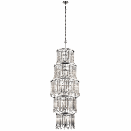 Kichler Piper 18-LT Chandelier - Chrome - 43758CH