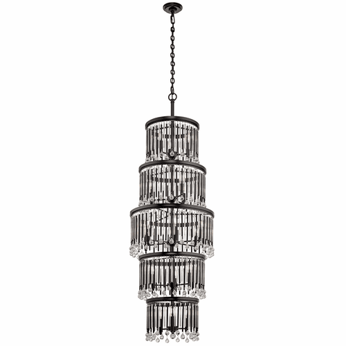 Kichler Piper 18-LT Chandelier - Espresso - 43758ESP