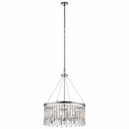 Kichler Piper 6-LT Chandelier - Chrome - 43723CH