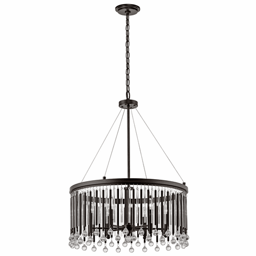 Kichler Piper 6-LT Chandelier - Espresso - 43723ESP