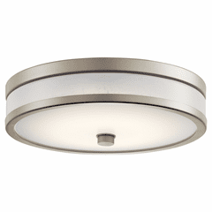Kichler Pira 12" LED Flush Mount - Brushed Nickel - 11302NILED
