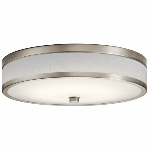 Kichler Pira 15" LED Flush Mount - Brushed Nickel - 11303NILED