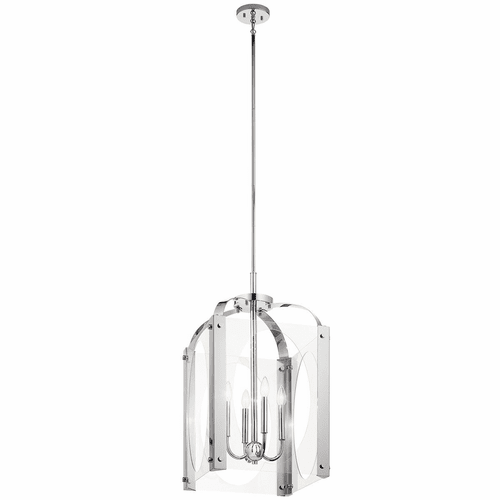 Kichler Pytel 4-LT Large Foyer Pendant - Chrome - 52024CH
