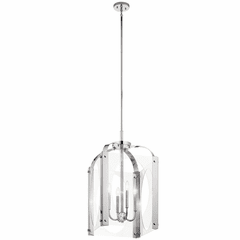Kichler Pytel 4-LT Large Foyer Pendant - Chrome - 52024CH