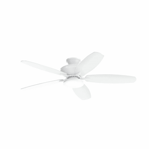 Kichler Renew 52" Designer LED Ceiling Fan - Matte White - 330163MWH