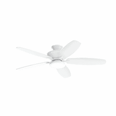 Kichler Renew 52" Designer LED Ceiling Fan - Matte White - 330163MWH