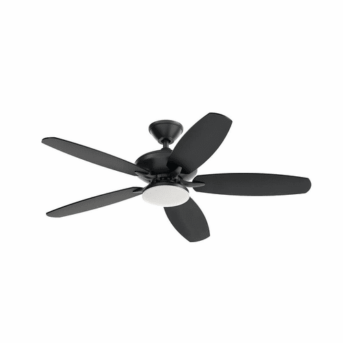 Kichler Renew 52" Designer LED Ceiling Fan - Satin Black - 330163SBK