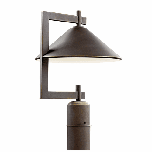 Kichler Ripley 1-LT Post Light - Olde Bronze - 49063OZ