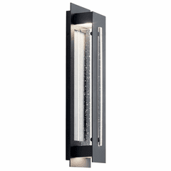 Kichler River Path 23" LED Wall Light - Black - 49946BKTLED