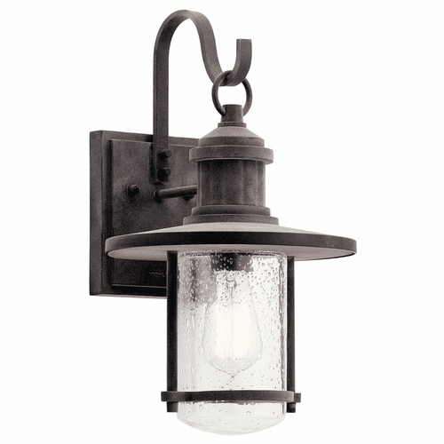 Kichler Riverwood 16.75" 1-LT Wall Light - Weathered Zinc - 49193WZC