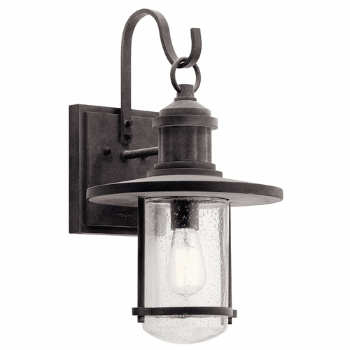 Kichler Riverwood 19.5" 1-LT Wall Light - Weathered Zinc - 49194WZC