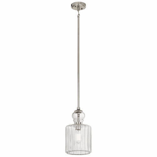 Kichler Riviera 1-LT Pendant - Brushed Nickel - 43954NI