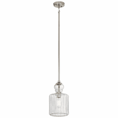 Kichler Riviera 1-LT Pendant - Brushed Nickel - 43954NI