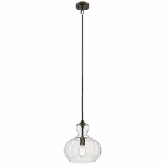 Kichler Riviera 1-LT Pendant - Olde Bronze - 43955OZ Kichler Riviera 1-LT Pendant - Olde Bronze - 43955OZ