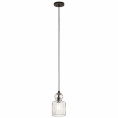 Kichler Riviera 5.75" 1-LT Mini Pendant - Olde Bronze - 43957OZ