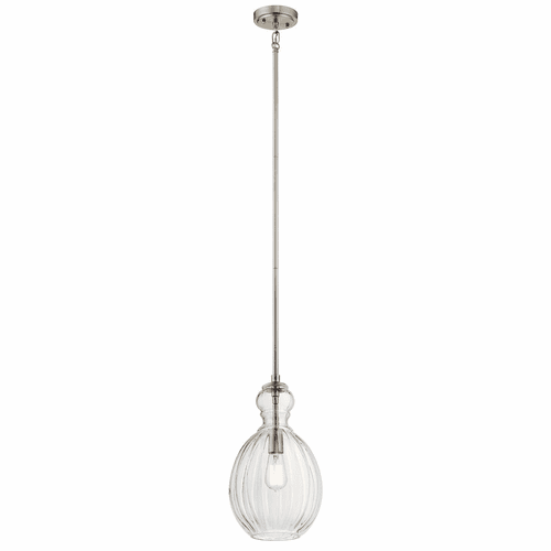 Kichler Riviera Pendant 1-LT - Brushed Nickel - 43953NI