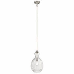 Kichler Riviera Pendant 1-LT - Brushed Nickel - 43953NI