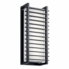 Kichler Rockbridge 21" 2-LT LED Wall Light - Black - 49786BKLED