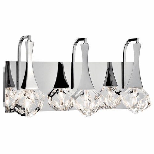 Kichler Rockne 3-LT LED Vanity Light - Chrome - 83776