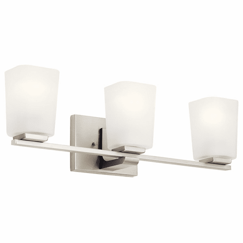 Kichler Roehm 3-LT Bath Light - Brushed Nickel - 55017NI