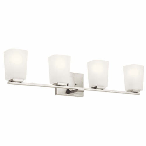 Kichler Roehm 4-LT Bath Light - Brushed Nickel - 55018NI