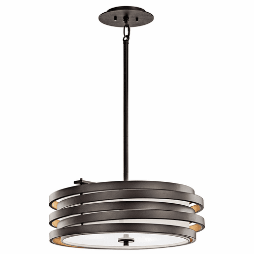 Kichler Roswell 3-LT Pendant - Olde Bronze - 43301OZ