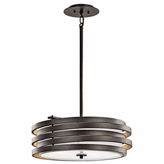 Kichler Roswell 3-LT Pendant - Olde Bronze - 43301OZ
