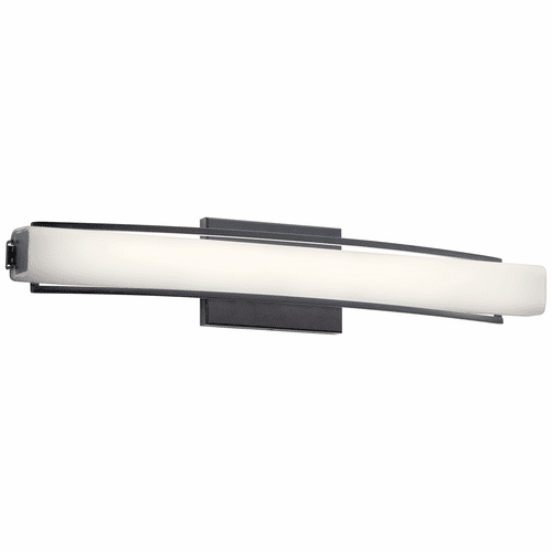 Kichler Rowan 25.25" LED Vanity Light Black - Matte Black - 84129