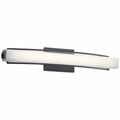 Kichler Rowan 25.25" LED Vanity Light Black - Matte Black - 84129